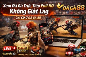 Xem Đá Gà Trực Tiếp Full HD Không Giật Lag Chỉ Có Ở Đá Gà 88